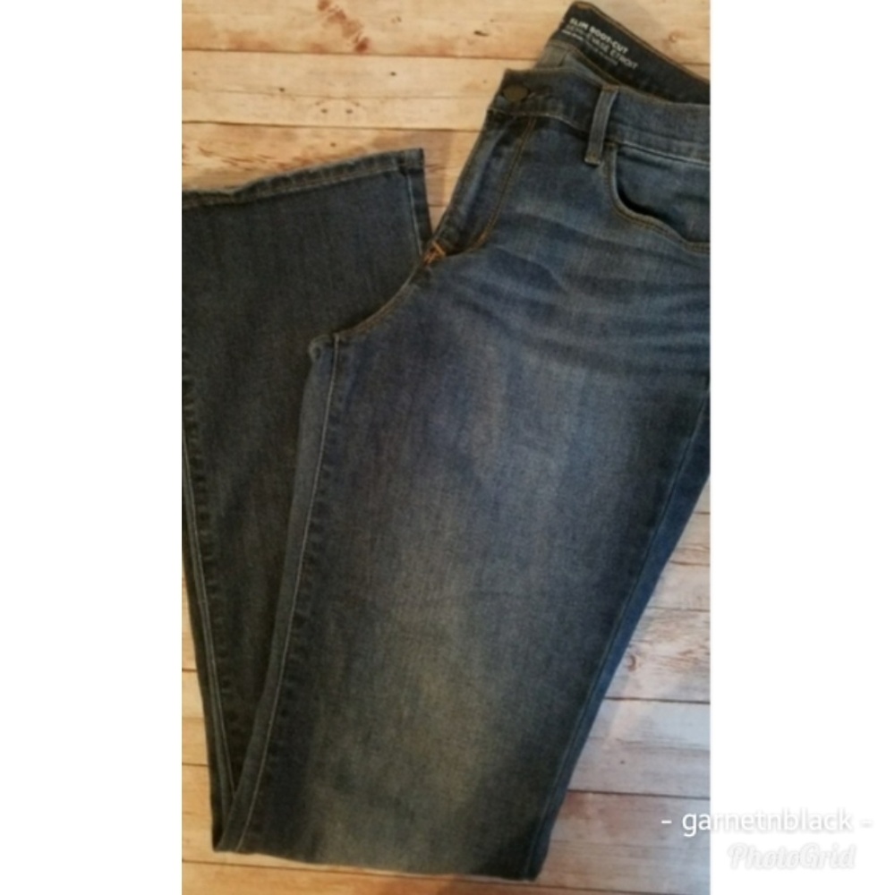 Old Navy Slim Boot-Cut Mid-Rise Jeans